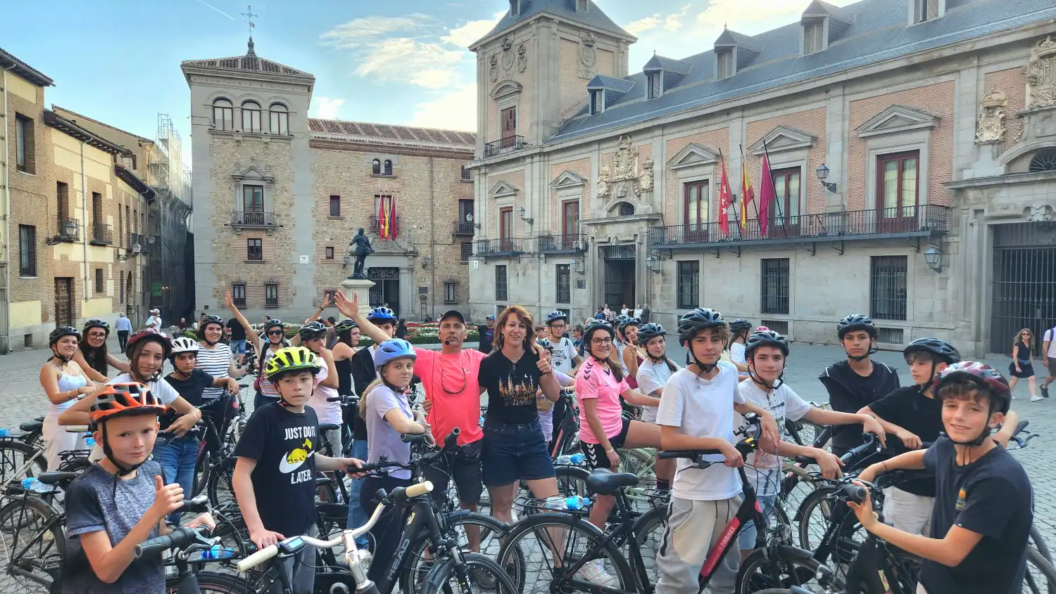 Tour en bicicleta escolar en Madrid